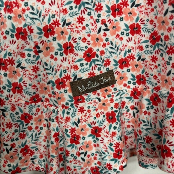 Matilda Jane Sing It Out Floral Top Size Large Boho Cottagecore Casual Flowy - Picture 9 of 13